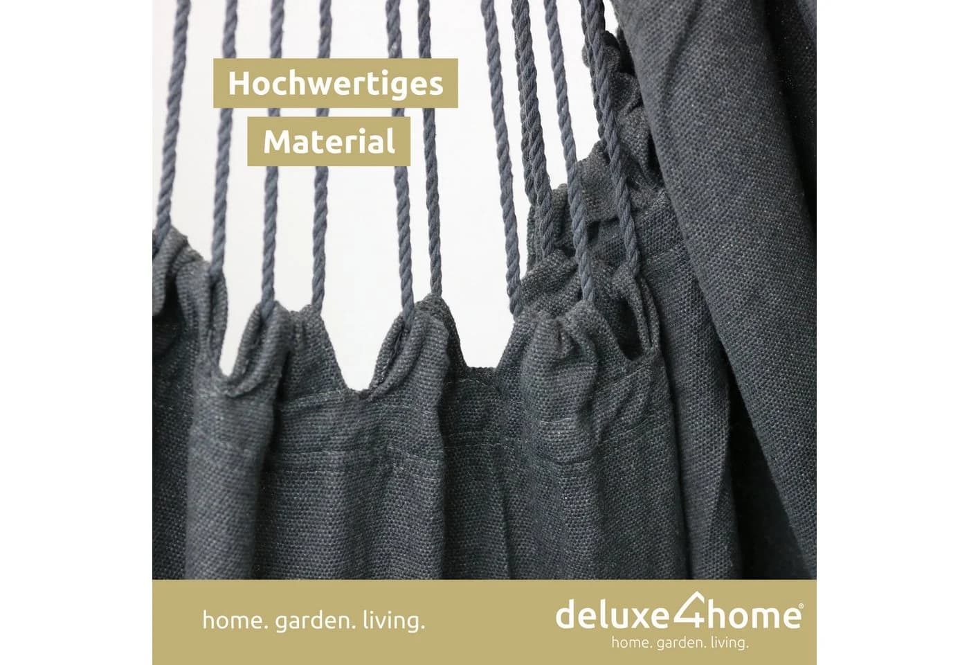 deluxe4home Hängesessel mit Kissen & Decke - Bild 4