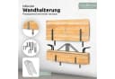 holz4home® Bierzeltgarnitur 3-teilig Holz Metall Klappbar Bild 4