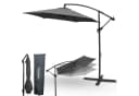 deluxe4home Sonnenschirm Ampelschirm Anthrazit mit Ständer Bild 2