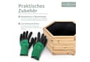 holz4home® Pflanzkübel 6-eckig Tannenholz 3er Set Outdoor Indoor Bild 5