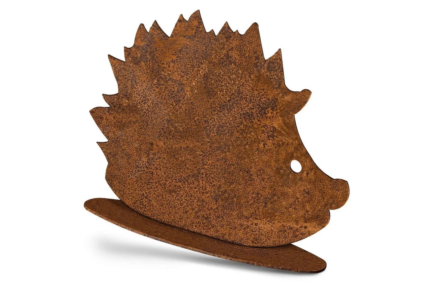 Rostikal Gartenfigur Igel 23,5 cm Echter Rost Vintage Deko