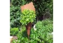 Rostikal Gartenstecker Gartendeko Metall Pflanztüte Echter Rost Bild 3