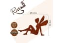 Rostikal Elfenfigur Metall Gartenfigur mit Edelrost-Finish Bild 1
