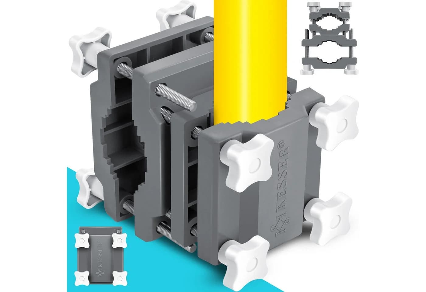 KESSER Schirmhalter Universal Balkongeländer Schirm - Bild 2