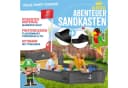 KIDIZ Sandkasten Piratenschiff Holz mit Sitzbank und Plane Bild 2