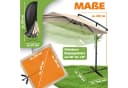 KESSER Ampelschirm Holly Beige Aluminium mit Kurbel und UV-Schutz Bild 2