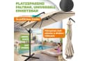 KESSER Ampelschirm Holly Beige Aluminium mit Kurbel und UV-Schutz Bild 5