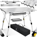 KESSER Campingtisch Aluminium Höhenverstellbar Faltbar mit Tragetasche Bild 1