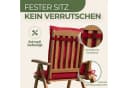 Petsation Hochlehnerauflage Florence Rot mit Schaumstoffpolster Bild 3