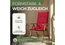 Petsation Hochlehnerauflage Florence Rot mit Schaumstoffpolster Bild 4