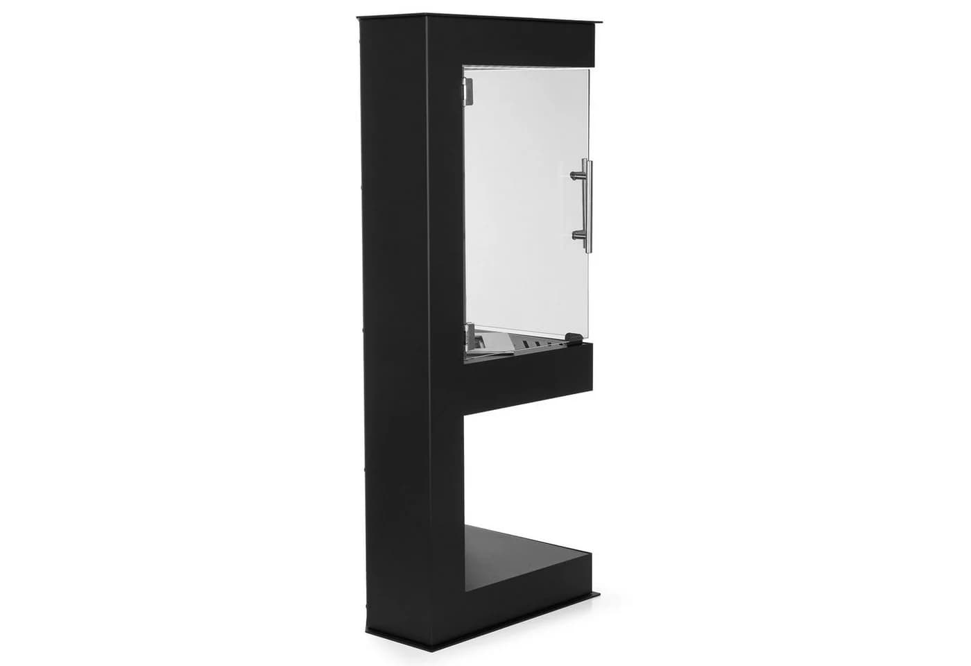 Moritz Wandkamin Eckkamin Bioethanol Metall Glas - Bild 4