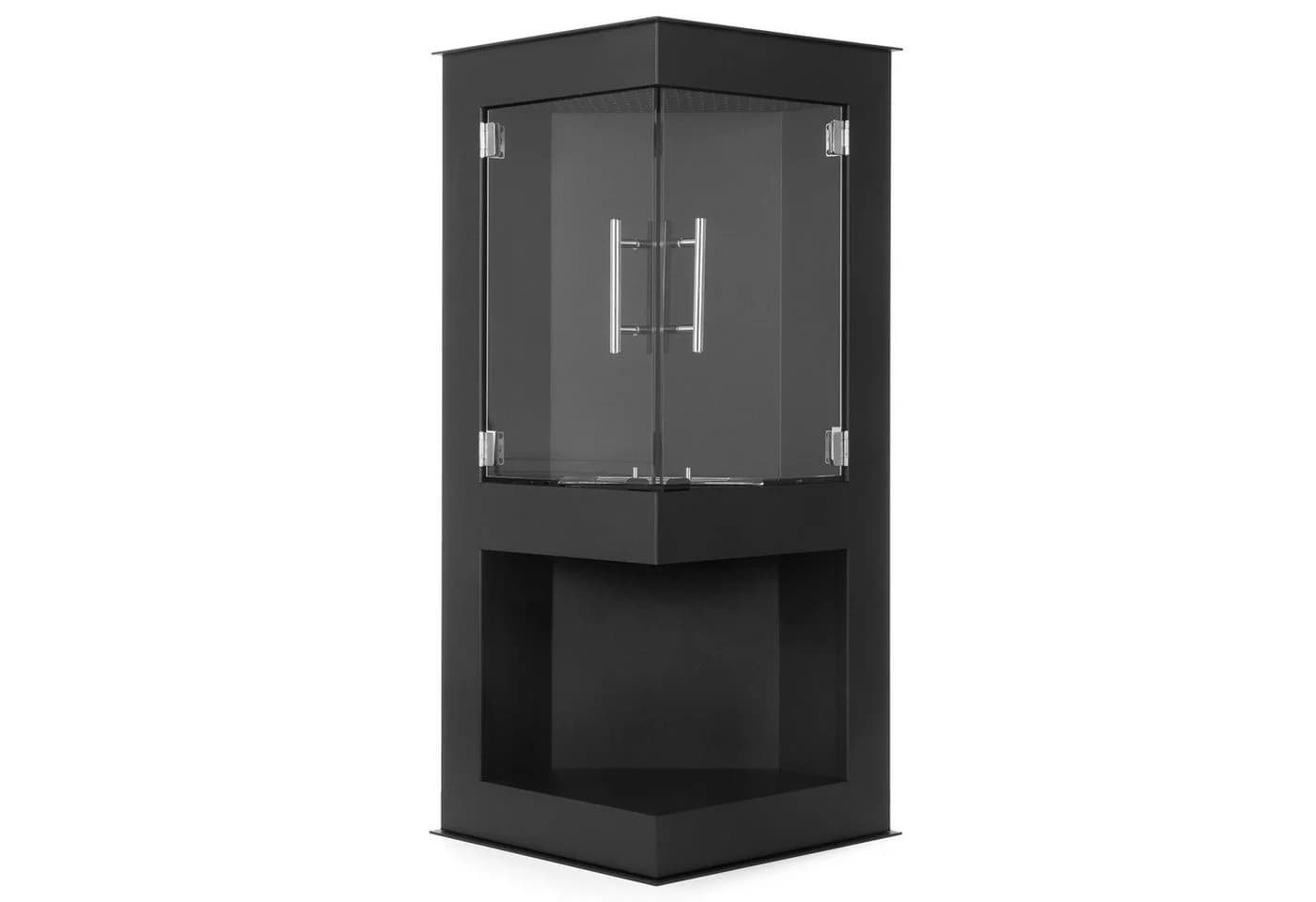 Moritz Wandkamin Eckkamin Bioethanol Metall Glas - Bild 5