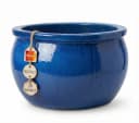 Teramico Blumentopf Keramik Bavaria Royal Blau Frostfest Bild 2