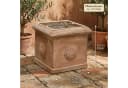 Teramico Blumentopf Terrakotta Cubo Rosone 30cm frostfest Bild 1