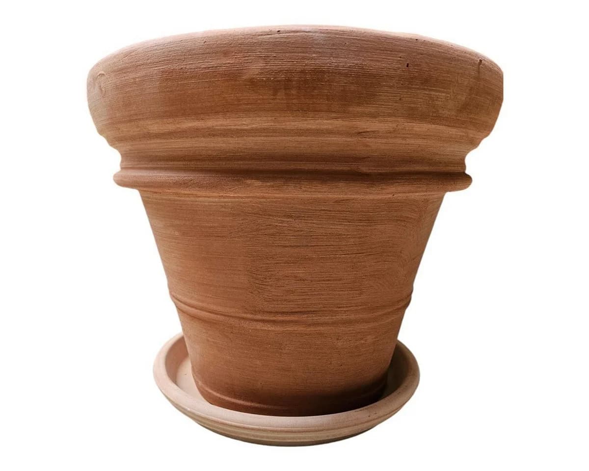 Teramico Blumentopfuntersetzer Pflanzteller Terrakotta 21cm Hell - Bild 3