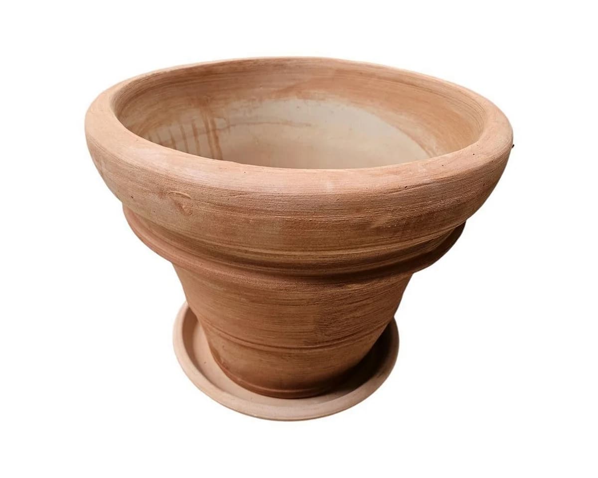 Teramico Blumentopfuntersetzer Pflanzteller Terrakotta 21cm Hell - Bild 4