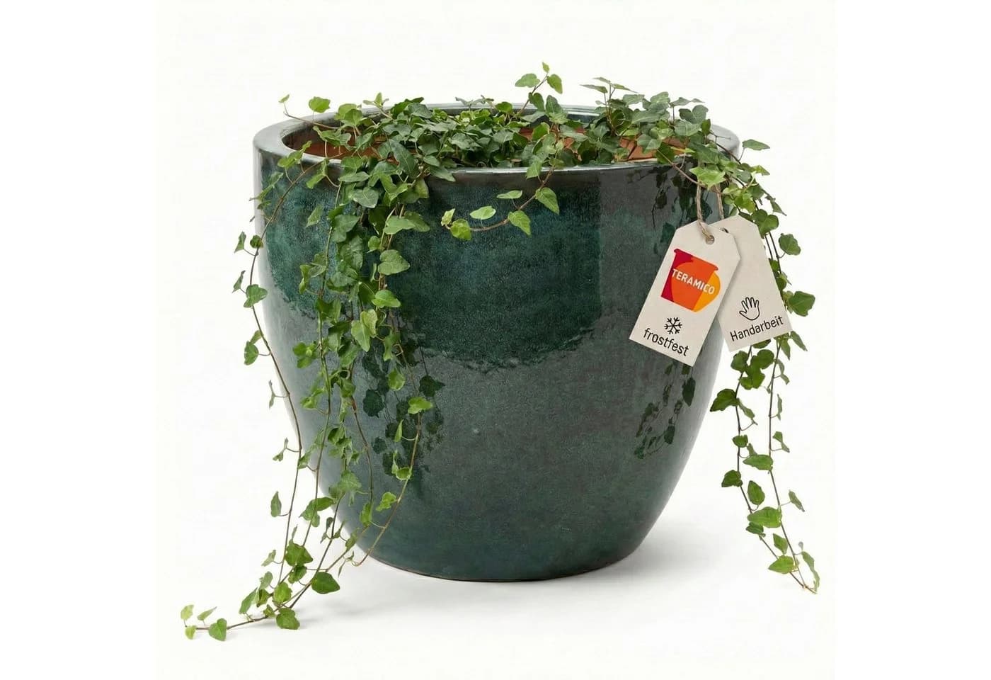 Teramico Blumentopf "Egg Pot" Moosgrün Ø 21 cm - Bild 2