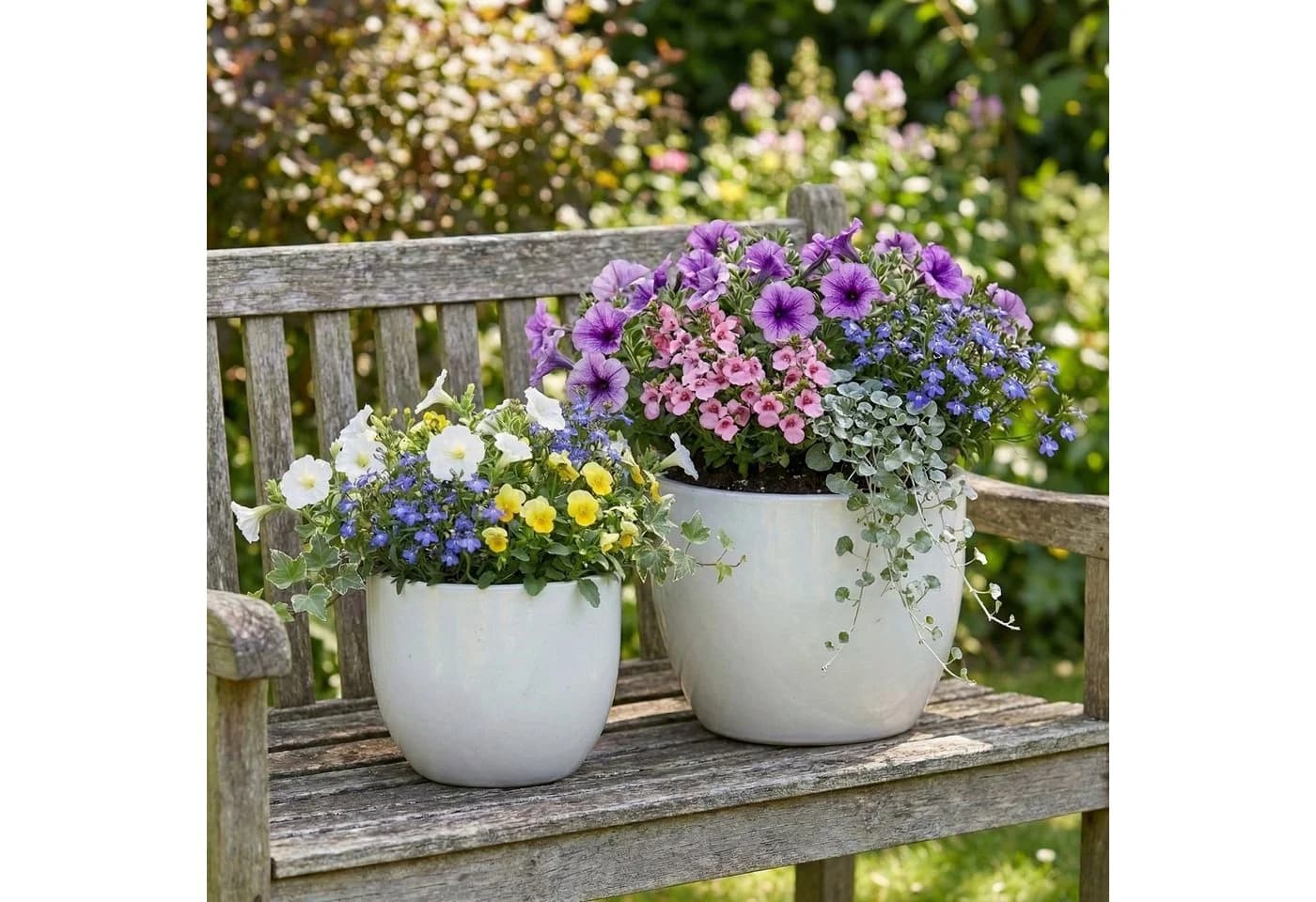 Teramico Blumentopf EGG-POT Keramik Weiß Ø 21 cm frostfest - Bild 3