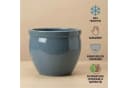 Teramico Blumentopf Keramik "Bavaria" Antik-Grau Ø 21 cm Bild 4
