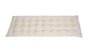 Elegante Bankauflage aus Baumwolle in Beige Bild 2