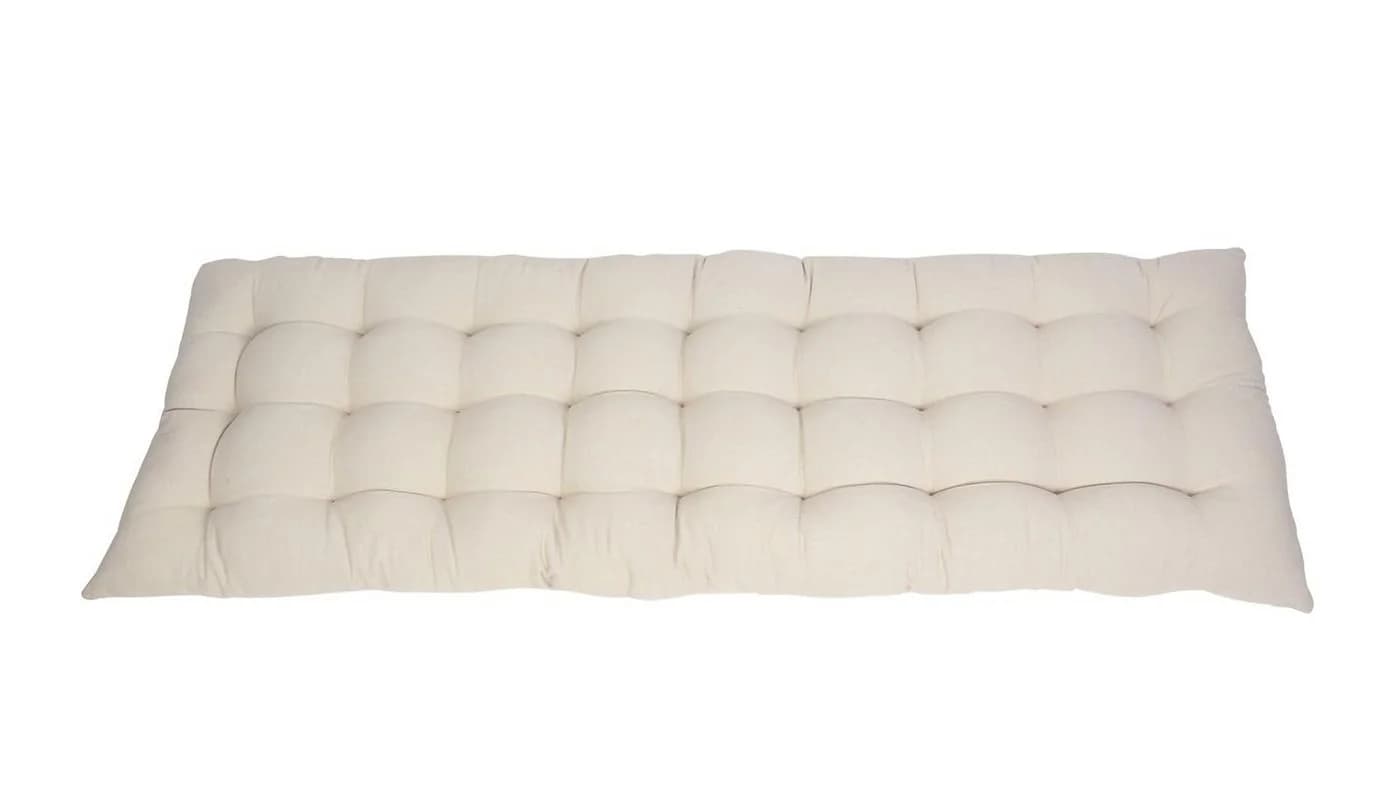 Elegante Bankauflage aus Baumwolle in Beige - Bild 2