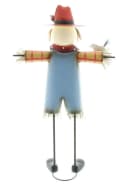 Dekoleidenschaft Gartenfigur Vogelscheuche Metall Bunt 76 cm Bild 3