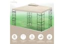 habeig Pavillon-Ersatzdach 3x4m Beige PVC Wasserdicht Bild 3