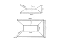 habeig Pavillon-Ersatzdach 3x4m Beige PVC Wasserdicht Bild 4