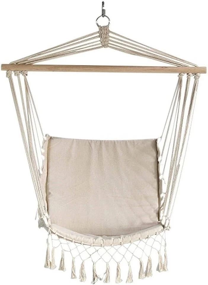 Habeig Hängesessel Beige Baumwoll-/Polyestergemisch - Bild 2