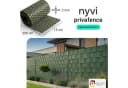 NYVI Sichtschutzstreifen Privafence Grün Polyrattan Wetterfest Bild 1