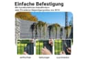 NYVI Sichtschutzstreifen Privafence Weiß 3D Optik Bild 5