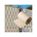 NYVI Sichtschutzstreifen Privafence 255x19 cm Beige HDPE 3D Optik Bild 1