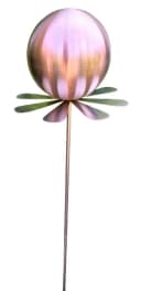 Jürgen Bocker Gartenstecker Rosenkugel Rotterdam Gold Edelstahl Bild 2