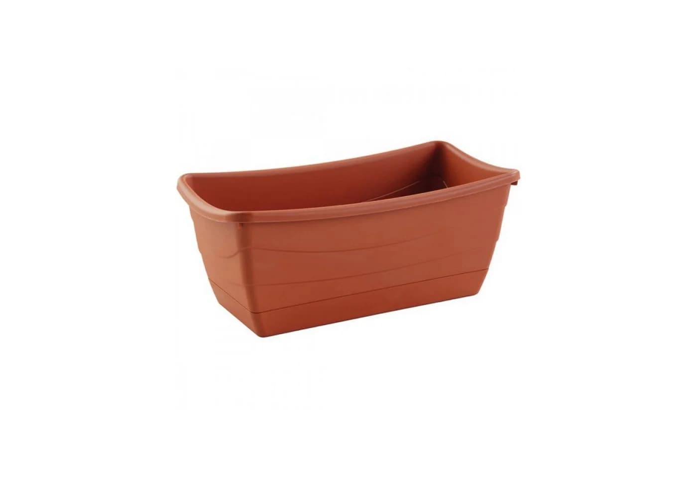 HAC24 Pflanzschale Terracotta Kunststoff 26x13cm 2er Set