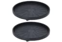 HAC24 Pflanzenroller Rund Ø 35 cm Anthrazit mit 4 Rollen Bild 2