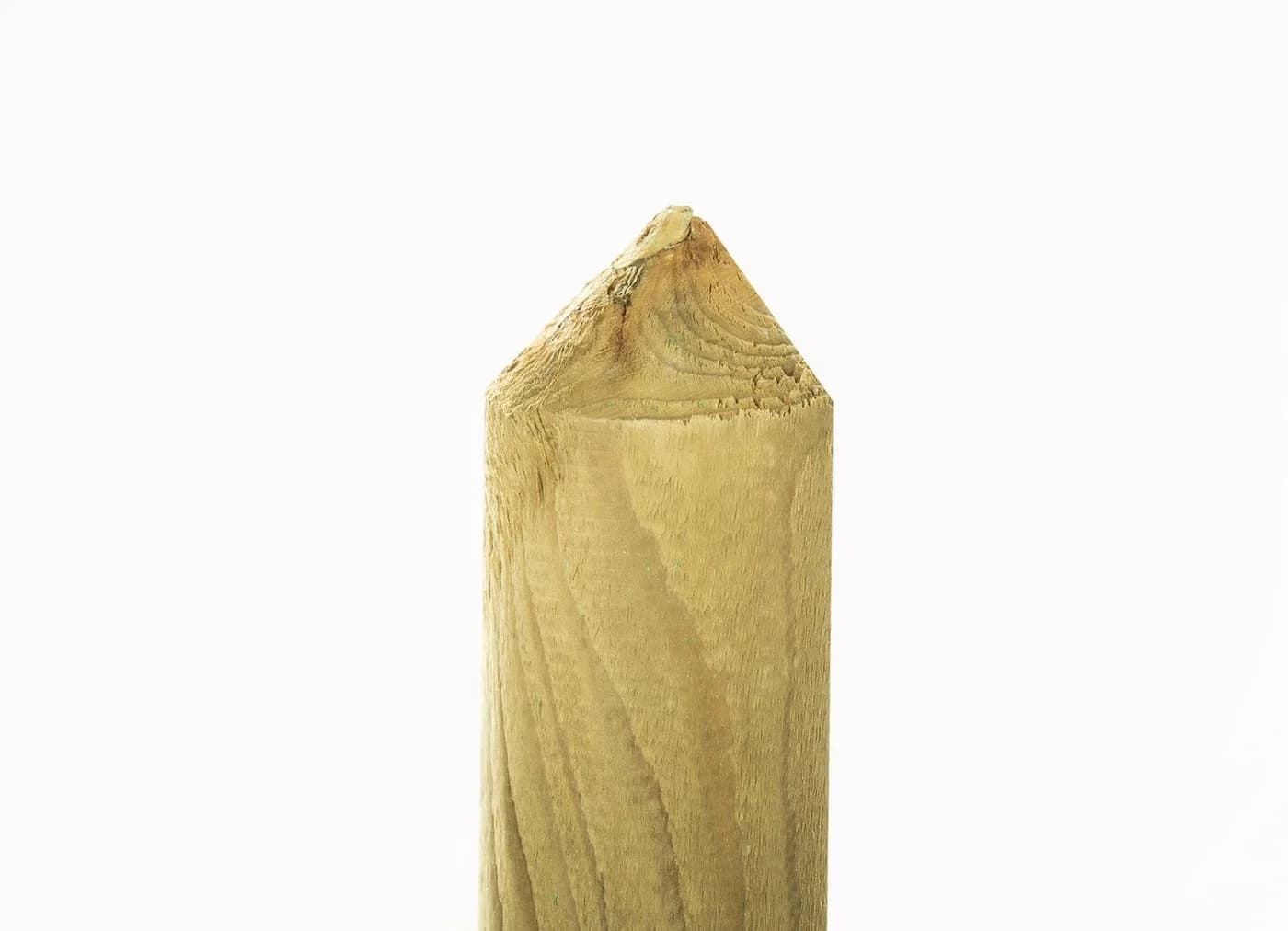 Mega-Holz Zaunlatten-Paket Halbpalisade Kiefer 80cm 40-Stück Grün - Bild 3