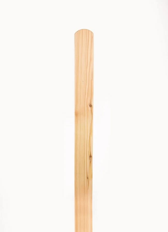 Mega-Holz Zaunlatte "Usedom" Lärche Holz Rundkopf