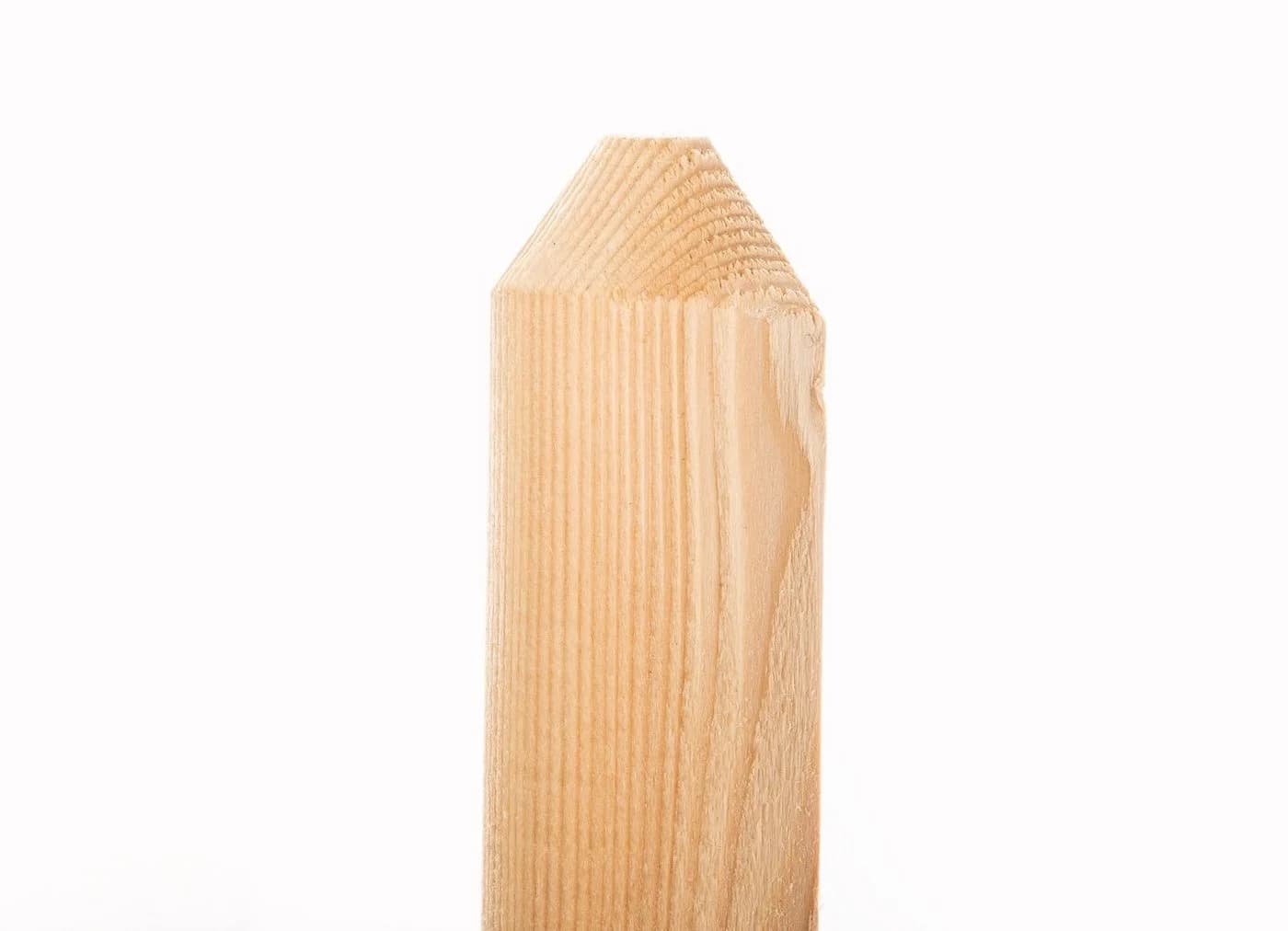 Mega-Holz Zaunlatten-Paket Mallorca Lärche Halbpalisade 6x80cm 20St