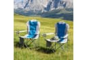 Mondeer Campingstuhl 2er Set Blau Klappstuhl mit Kissen Bild 3