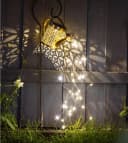 Spetebo LED Solar Gießkanne mit Erdspieß - 40 LED warm weiß Bild 2