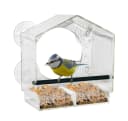 Spetebo Transparentes Fenster-Vogelhaus mit Saugnäpfen und Sitzstange Bild 2