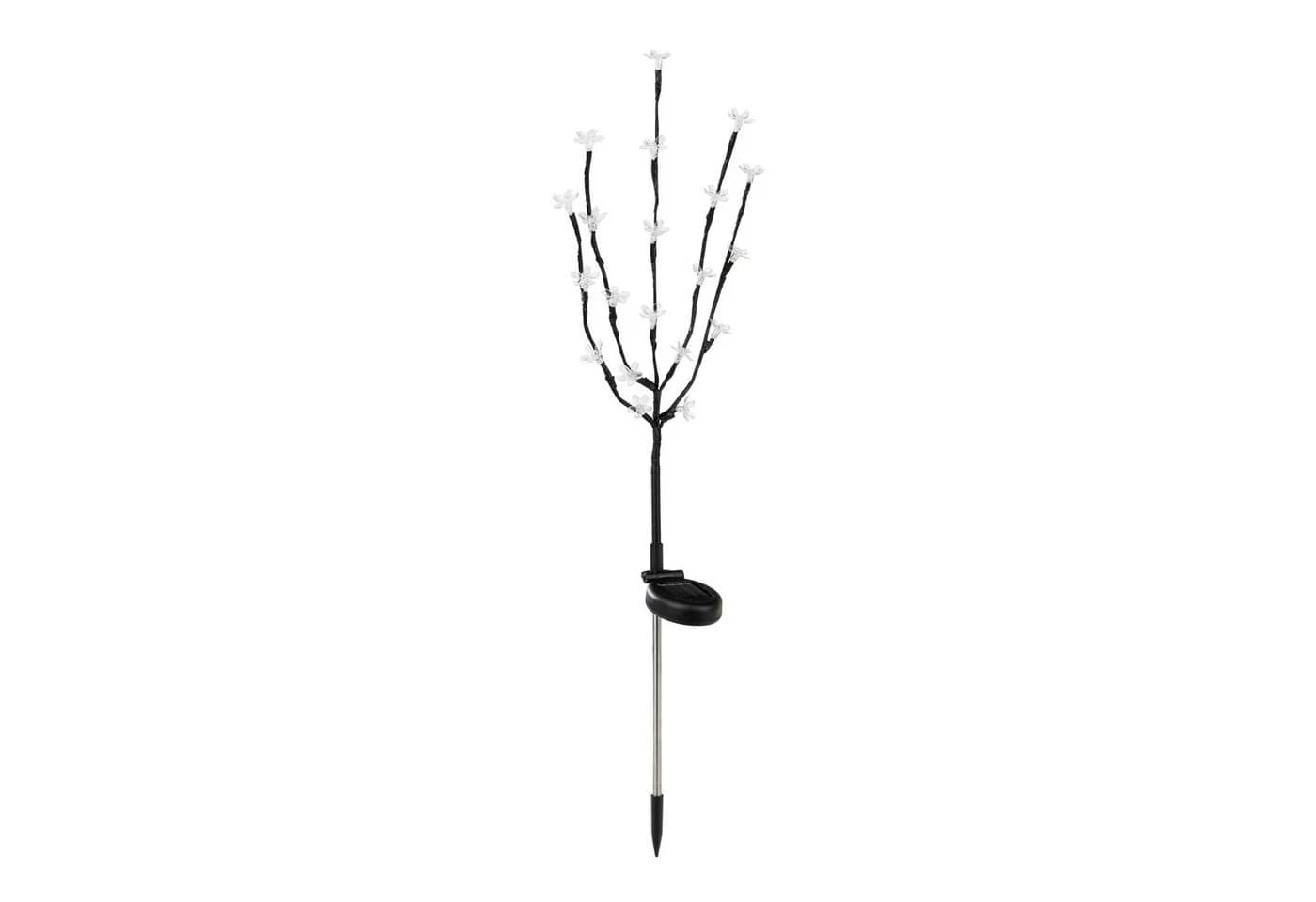Spetebo LED Solar Kirschblüten Stecker Bunt 80cm Garten Deko