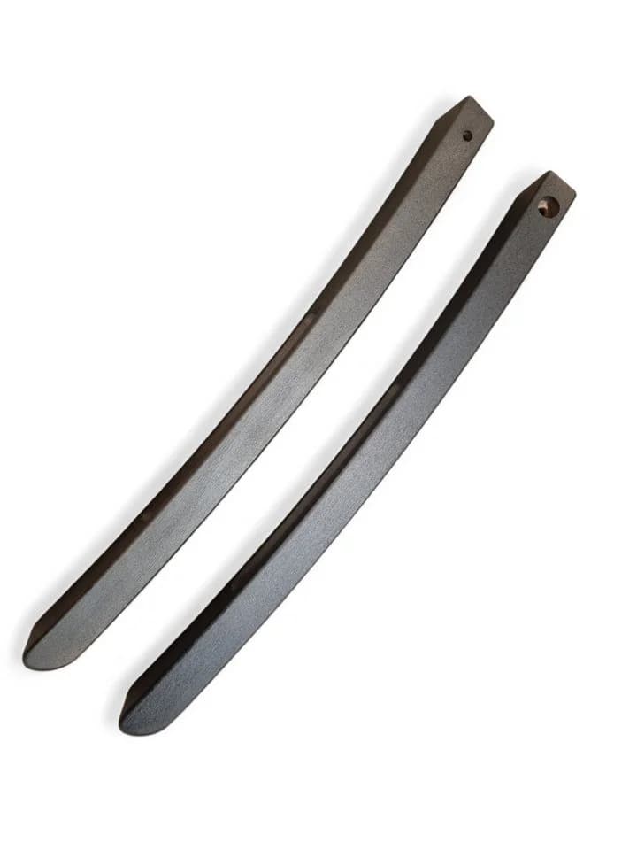 DM-Handel 2x Ersatzarmlehnen für Garten-Klappstuhl Buche Braun/Grau/Natur - Bild 3