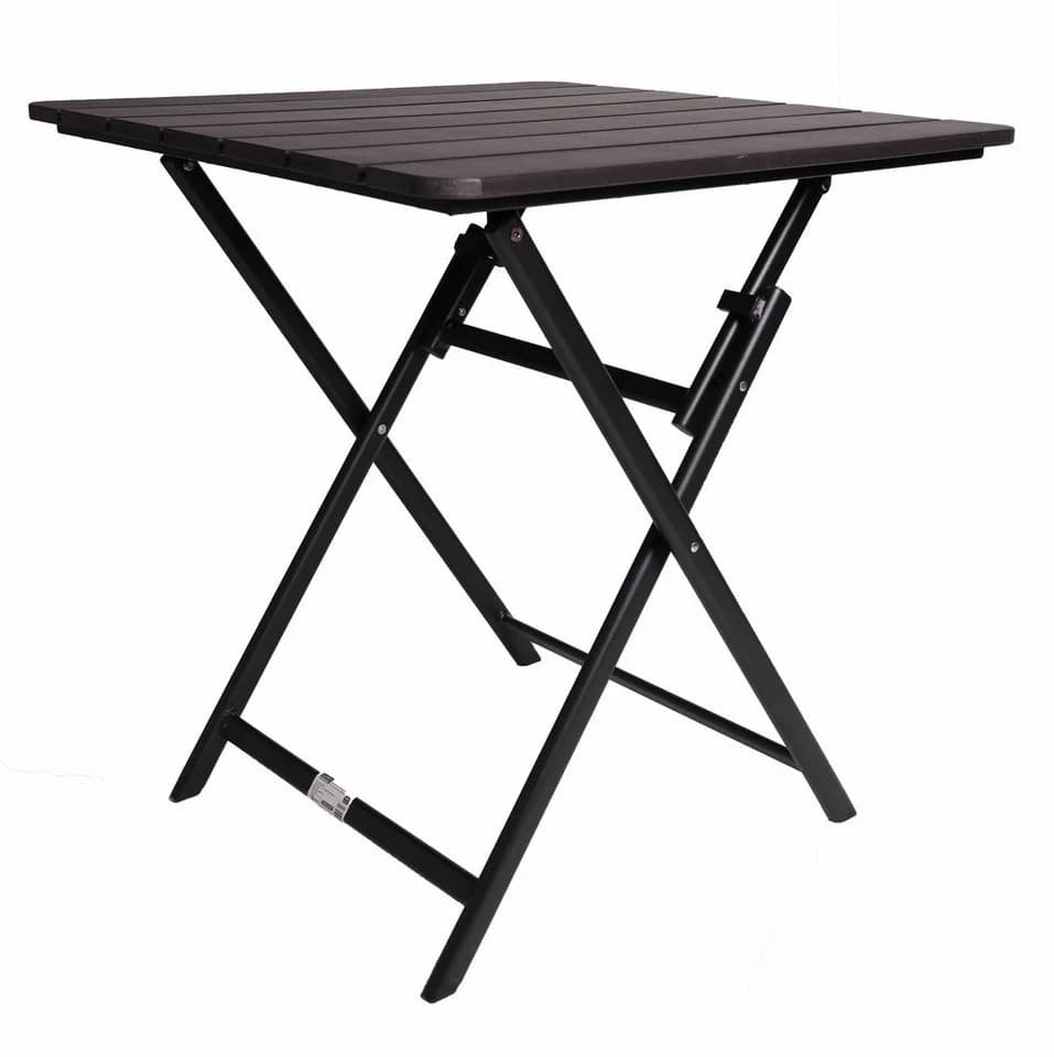 DM-Handel Klapptisch Aluminium Grau 70x70 cm - Bild 2