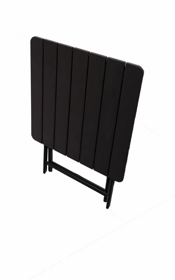 DM-Handel Klapptisch Aluminium Grau 70x70 cm - Bild 3