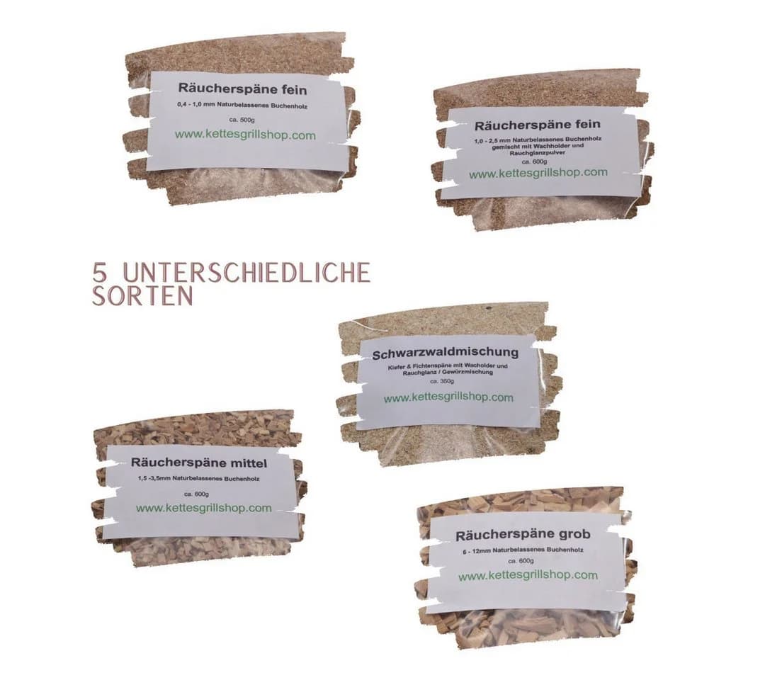 Kette's Räucherspäne Starter Set Buche & Schwarzwaldmischung