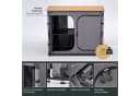 Skandika Campingschrank Triabo Bambus Arbeitsplatte Klappbar Schwarz Bild 5