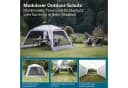 Skandika Pavillon Fortun Outdoor Shelter Grau mit Moskitonetz Bild 1