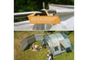 Skandika Windschutz Bora Hellgrau Camping Sichtschutz mit Stangen Bild 4