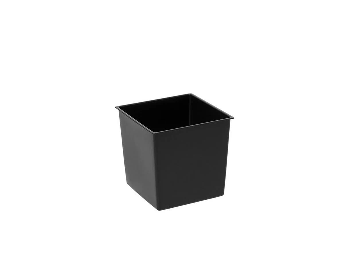 KAGM Pflanzkübel Blumenkübel Blumentopf in Betonoptik Schwarz mit Pflanzeinsatz - Bild 3